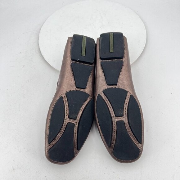 Donald J Pliner Vieto Men Size 11M Gold leather Slip On Loafer Casual Shoes - Picture 8 of 14